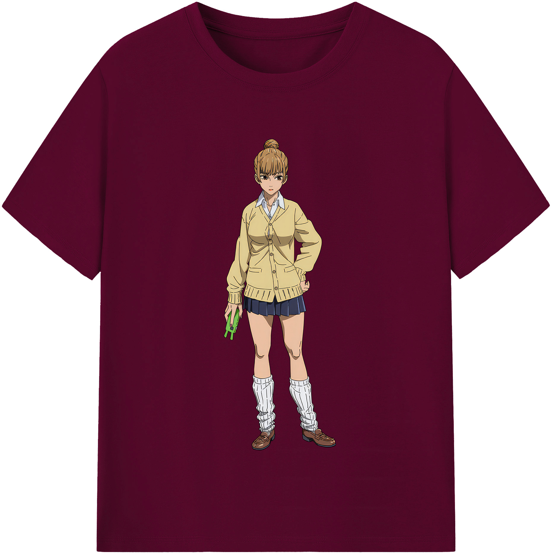 （画像用） 呪術廻戦 Jujutsu Kaisen レディースカジュアルプリントTシャツ（綿100％）
